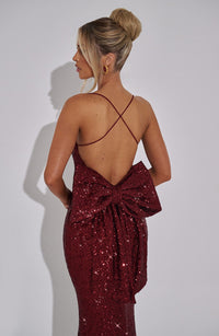 Sandy Maxi Dress – Wine