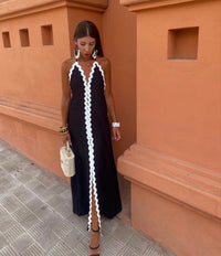Merlyn™ Elegant Long Dress in Black