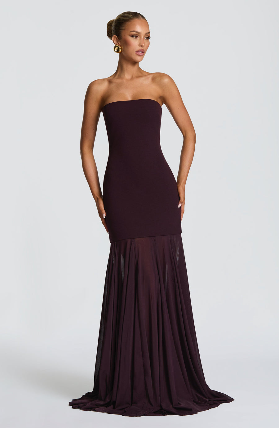 Evangeline Gown – Plum