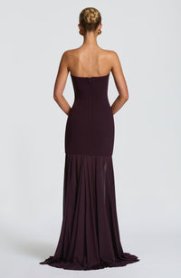 Evangeline Gown – Plum