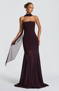 Evangeline Gown – Plum