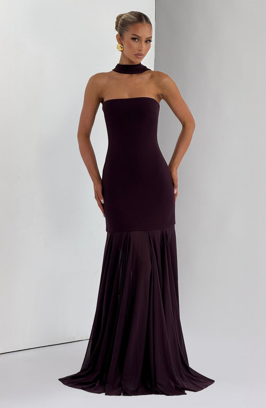 Evangeline Gown – Plum