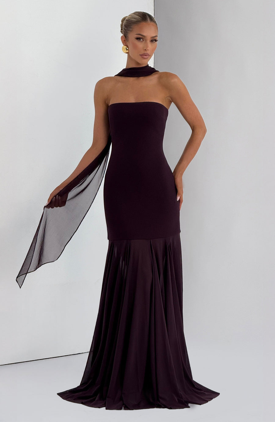 Evangeline Gown – Plum