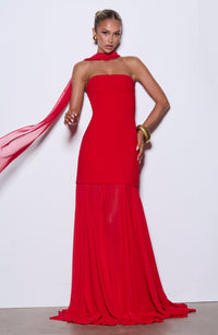 Evangeline Gown – Red