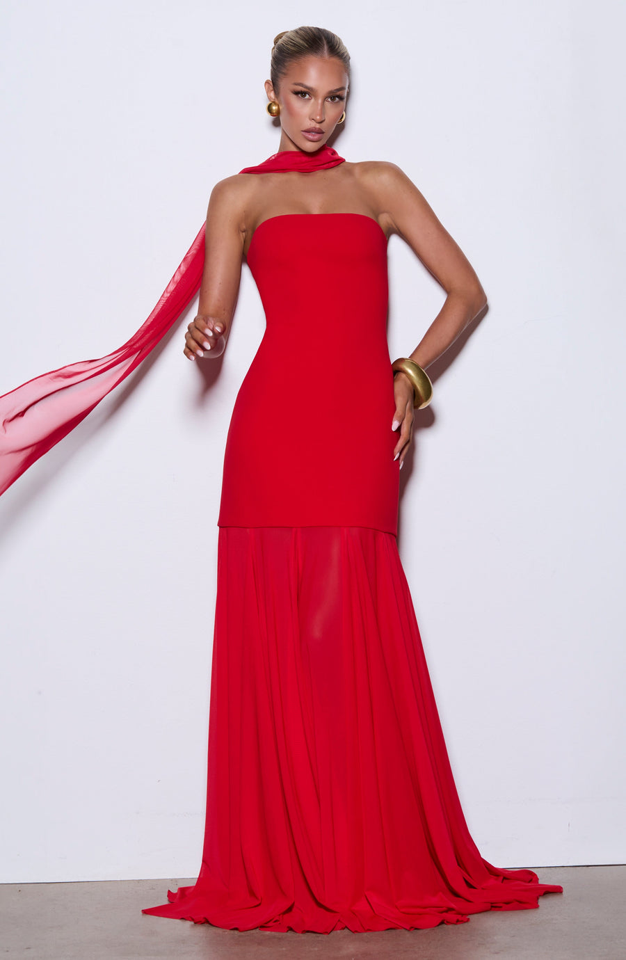 Evangeline Gown – Red