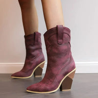 Mesa Western Bootie in Cabernet