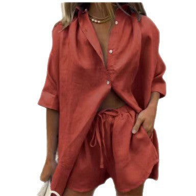 Mia Airy Linen Blouse