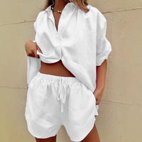 Mia Airy Linen Blouse