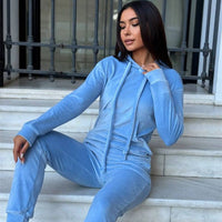 Mia Casual Suit with Elastic Waist and Hood