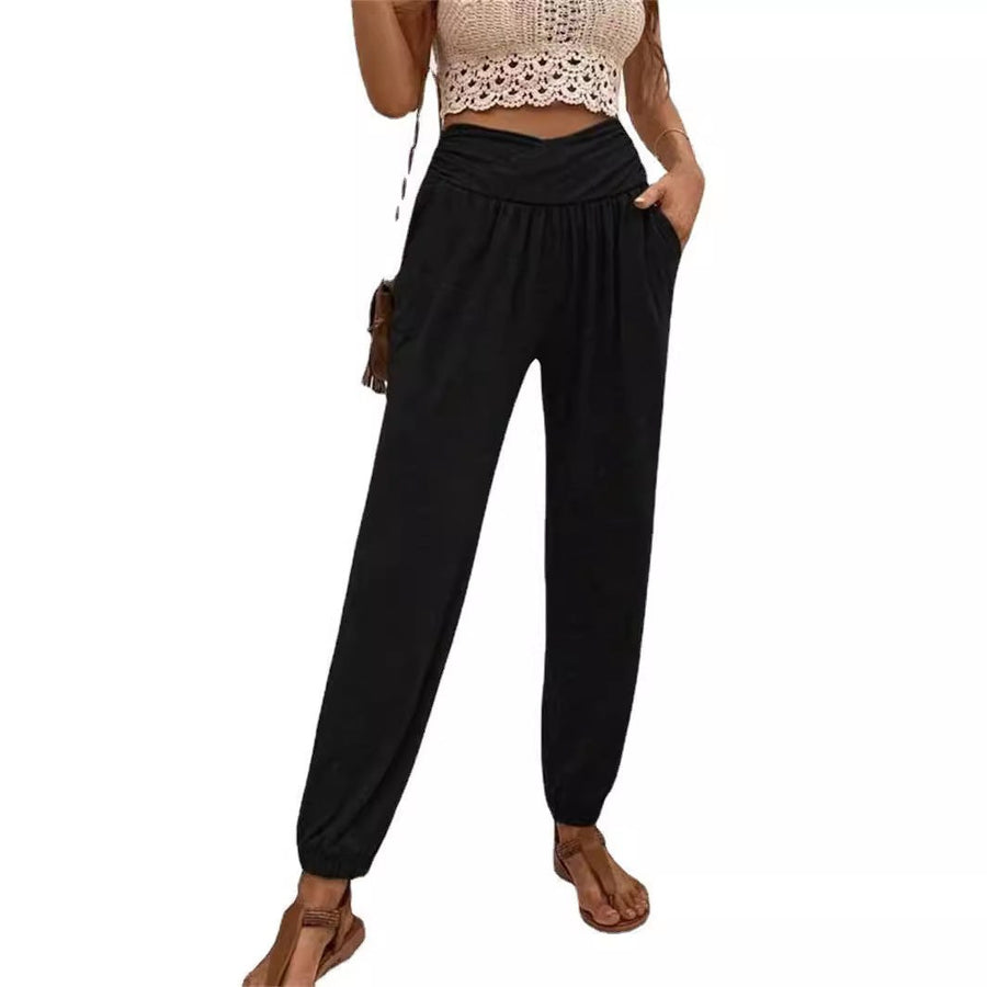 Mia Casual Trousers in Khaki