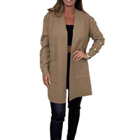Mia Elegant Knit Cardigan with Pockets