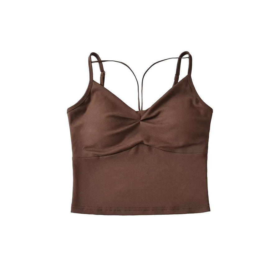 Mia Elegant Top in Brown