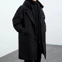 Michael Veltucci Trench Coat in Army Green