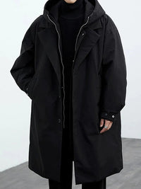Michael Veltucci Trench Coat in Army Green