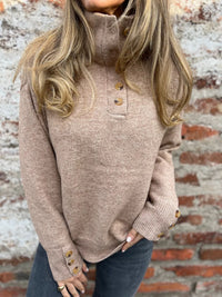 Michaela Casual Sweater in Khaki