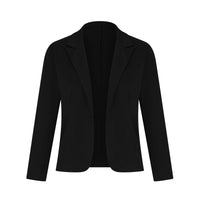 Michaela Elegant Blazer with Pockets in Black