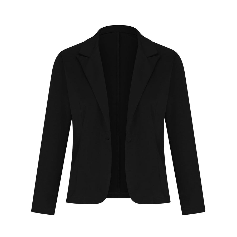 Michaela Elegant Blazer with Pockets in Black