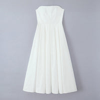 Michaela Elegant Evening Dress in White