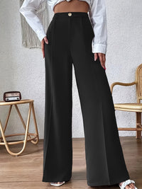 Michaela Elegant Trousers with Fitted in Black