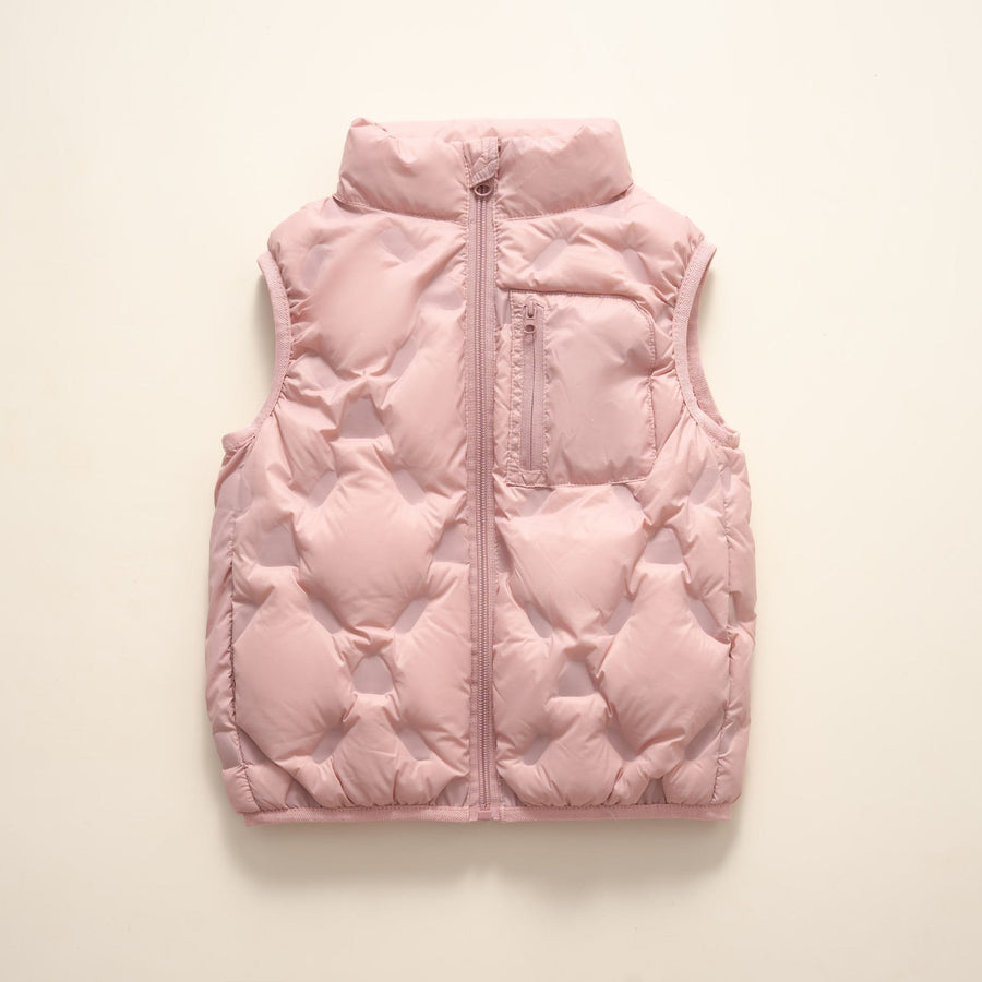 Michaela Lightweight Vest in Pink