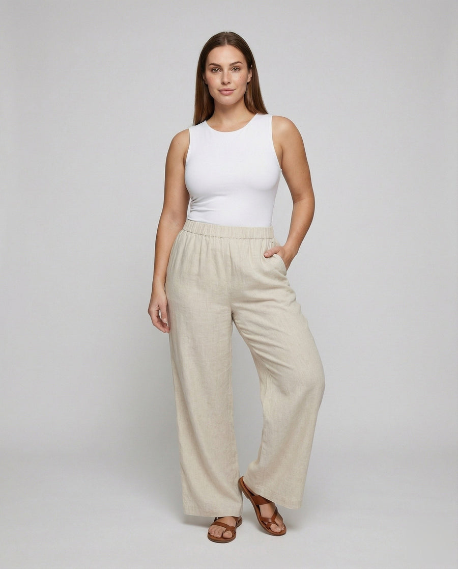 Michaela Linen Trousers