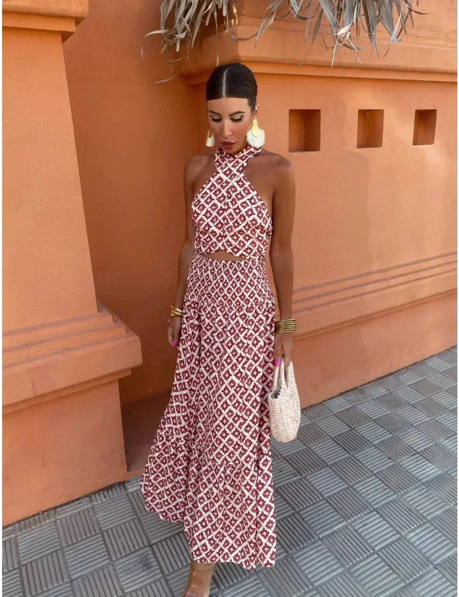 Mickay™ Light Summer Dress in Red