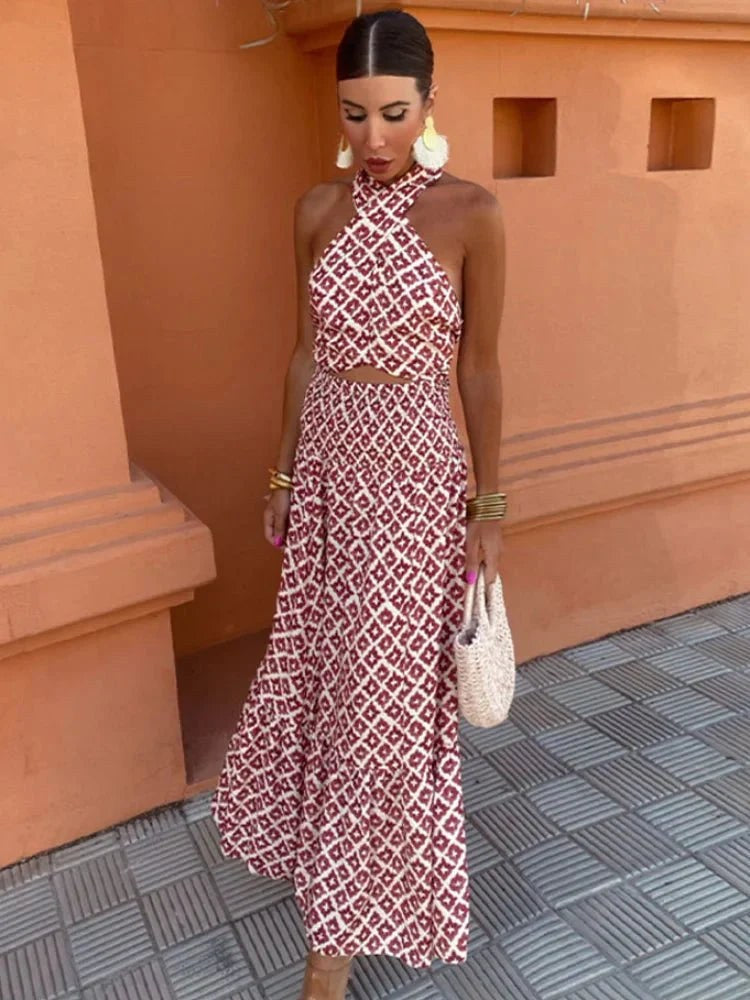 Mickay™ Light Summer Dress in Red