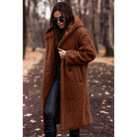 Mila Coat in Rotbraun