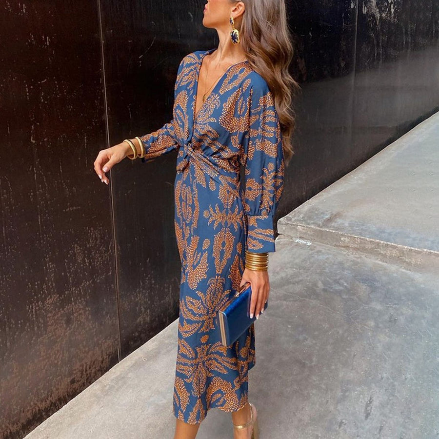 Mila Dress in Blue