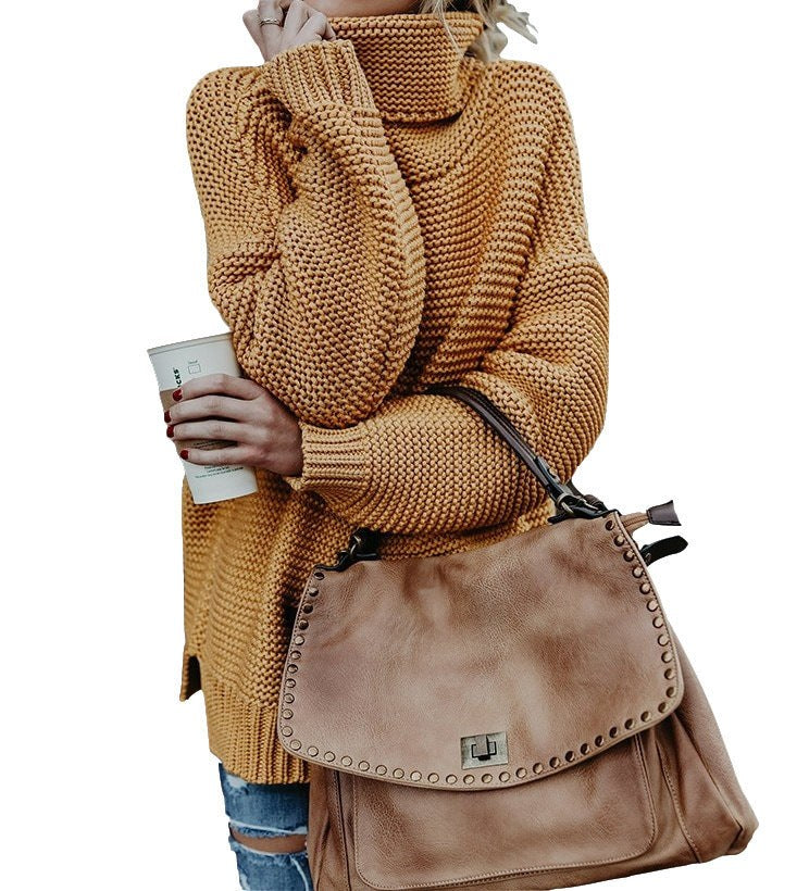 Mila Knit Sweater in Ginger