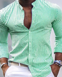 Milan Elegant Shirt in Green