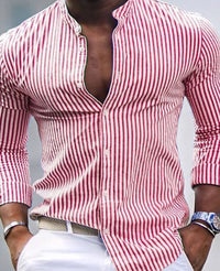 Milan Elegant Shirt in Red