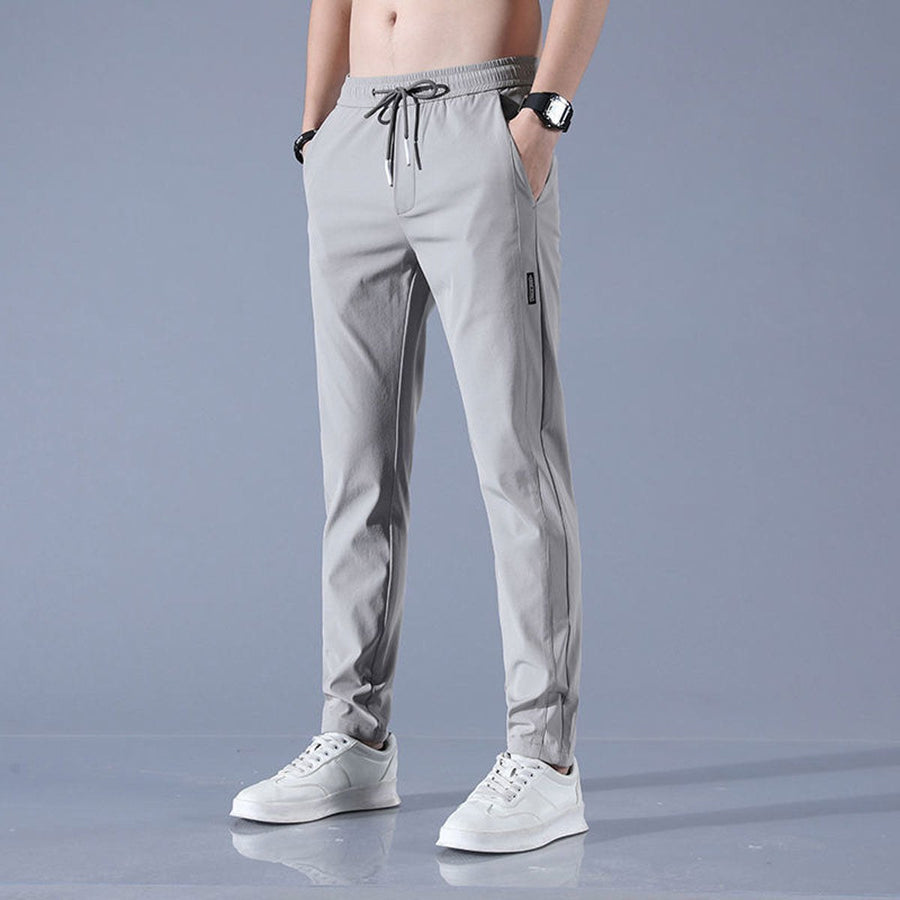 Milan Trousers in Light Grey