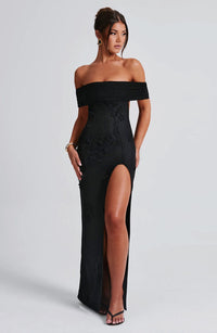Elaina Maxi Dress – Black