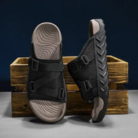 Milanio Street Slippers in Black