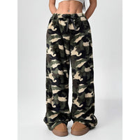 Mina Comfortable Trousers in Tarnfarbe
