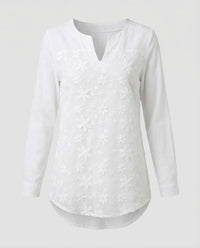Mina Linen Tunic in White
