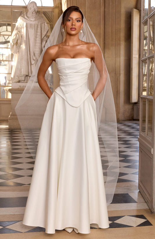 Roberta Maxi Skirt - Ivory