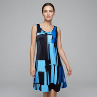 Mira Shift Mini Dress in Cobalt