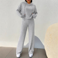 Mirabel Casual Knit Set with Hood