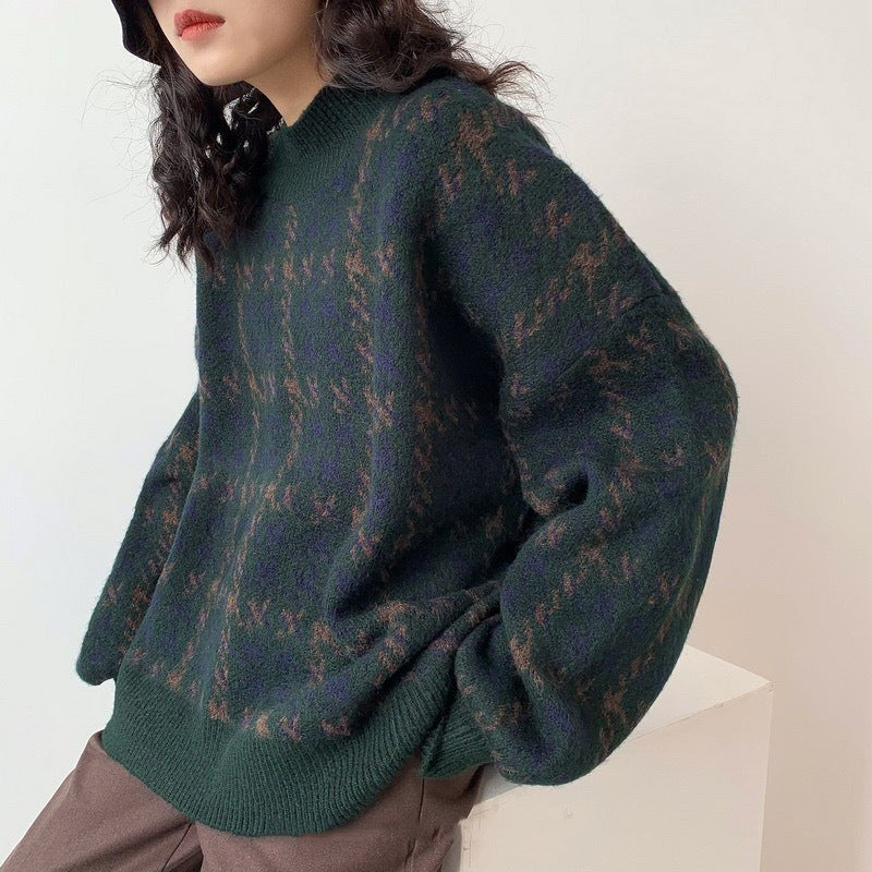Mirabel Knit Sweater in Green