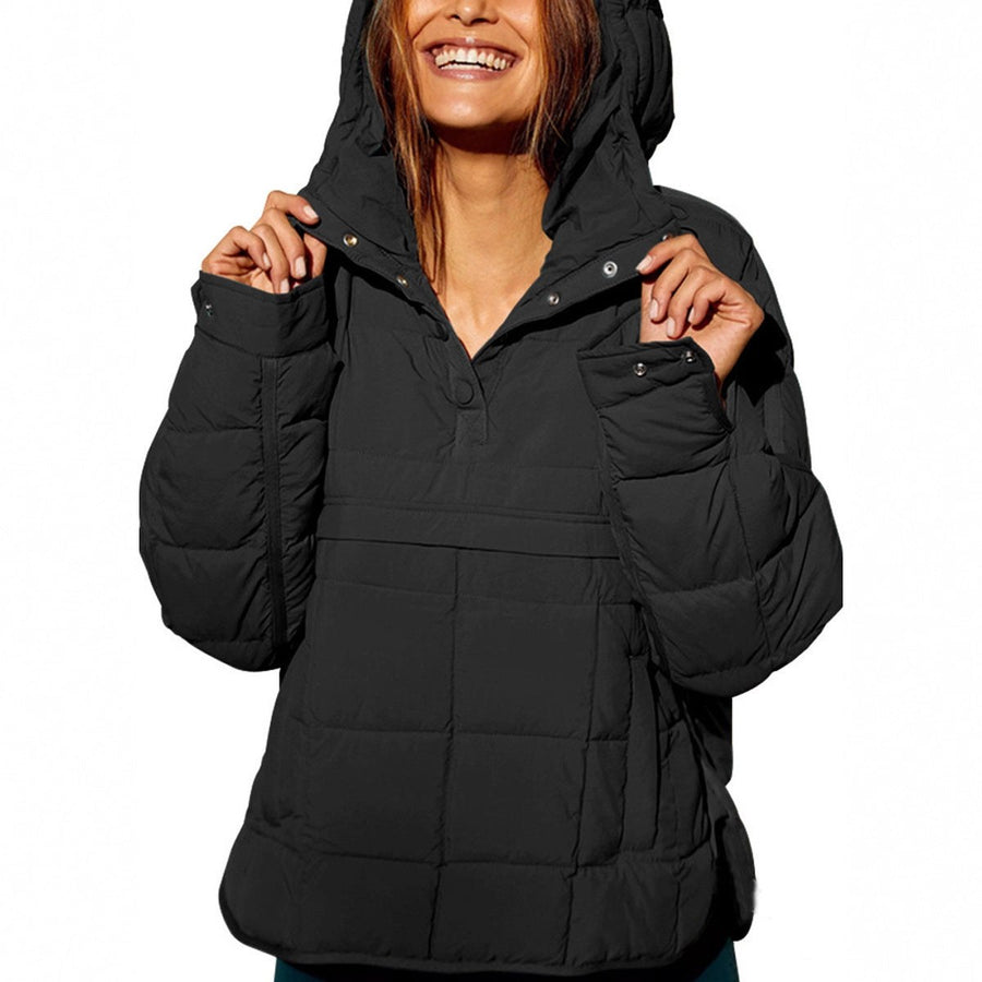 Miranda Casual Quilted Jacket with Side Pockets and Pockets