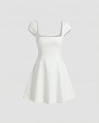 Miranda Elegant Dress in White