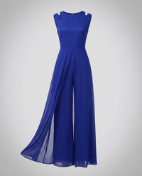 Miranda Jumpsuit with Sleeveless in Blue