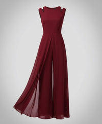 Miranda Jumpsuit with Sleeveless in Red
