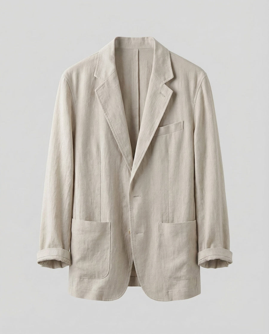 Miranda Linen Blazer in Multicolour