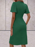 Miranda Wrap Dress with V-Neck
