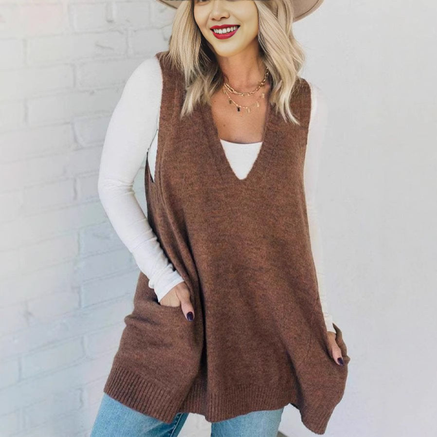 Mireille Comfortable Knit Bag with Pockets