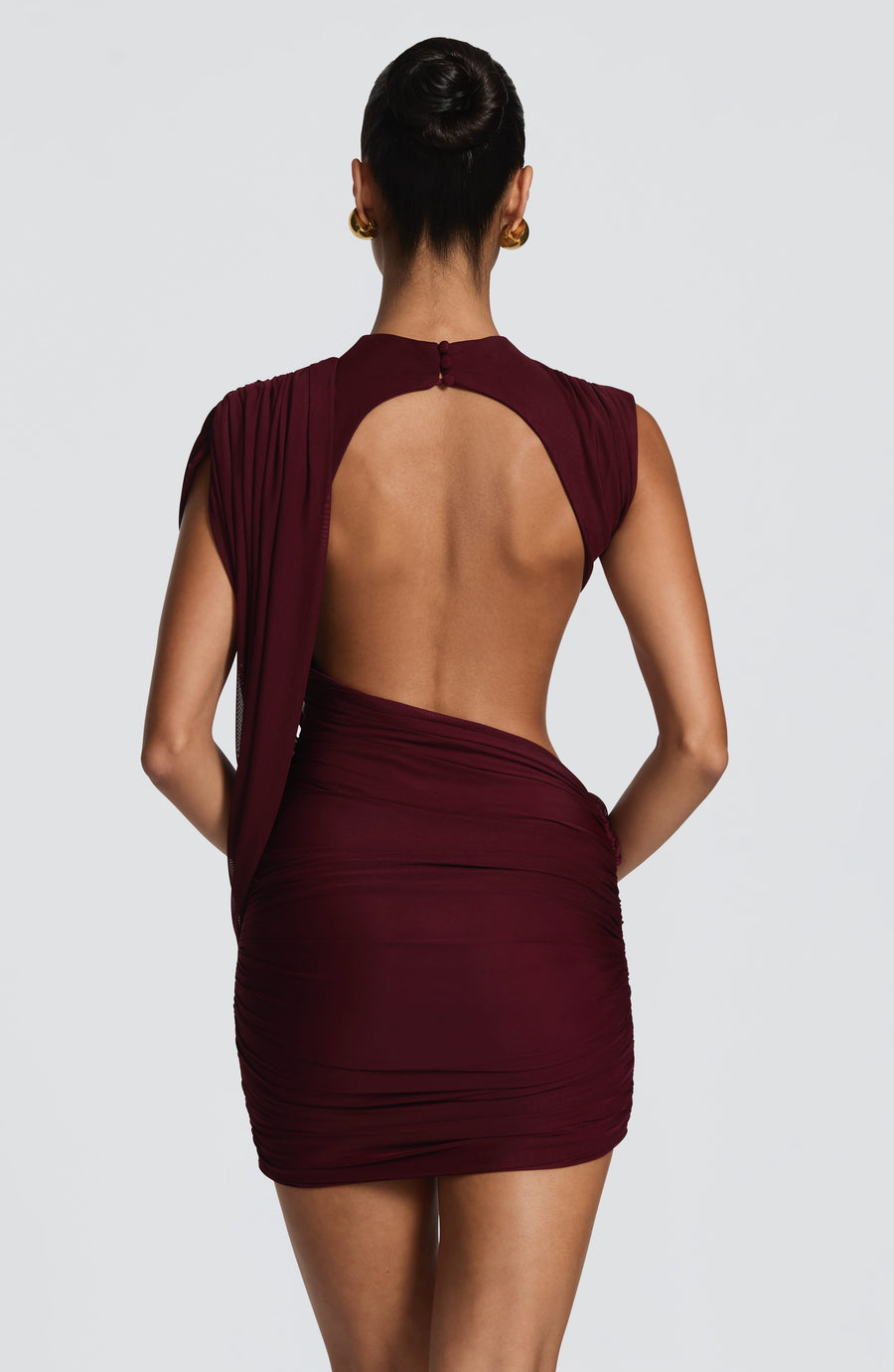 Enid Mini Dress – Cherry Lacquer