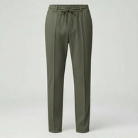Mirko Elegant Trousers in Olive Green